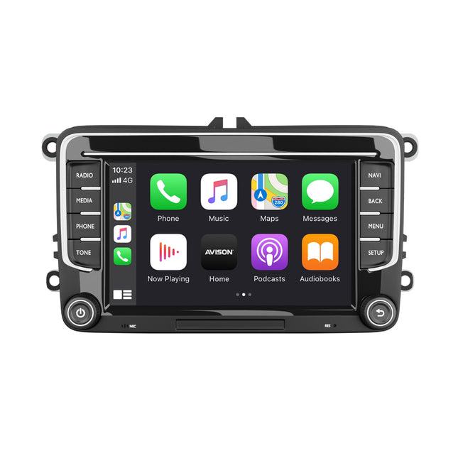 CarPlay & Android Navigation för VW Seat & Skoda 7" | 64 GB | DAB | 8 CORE