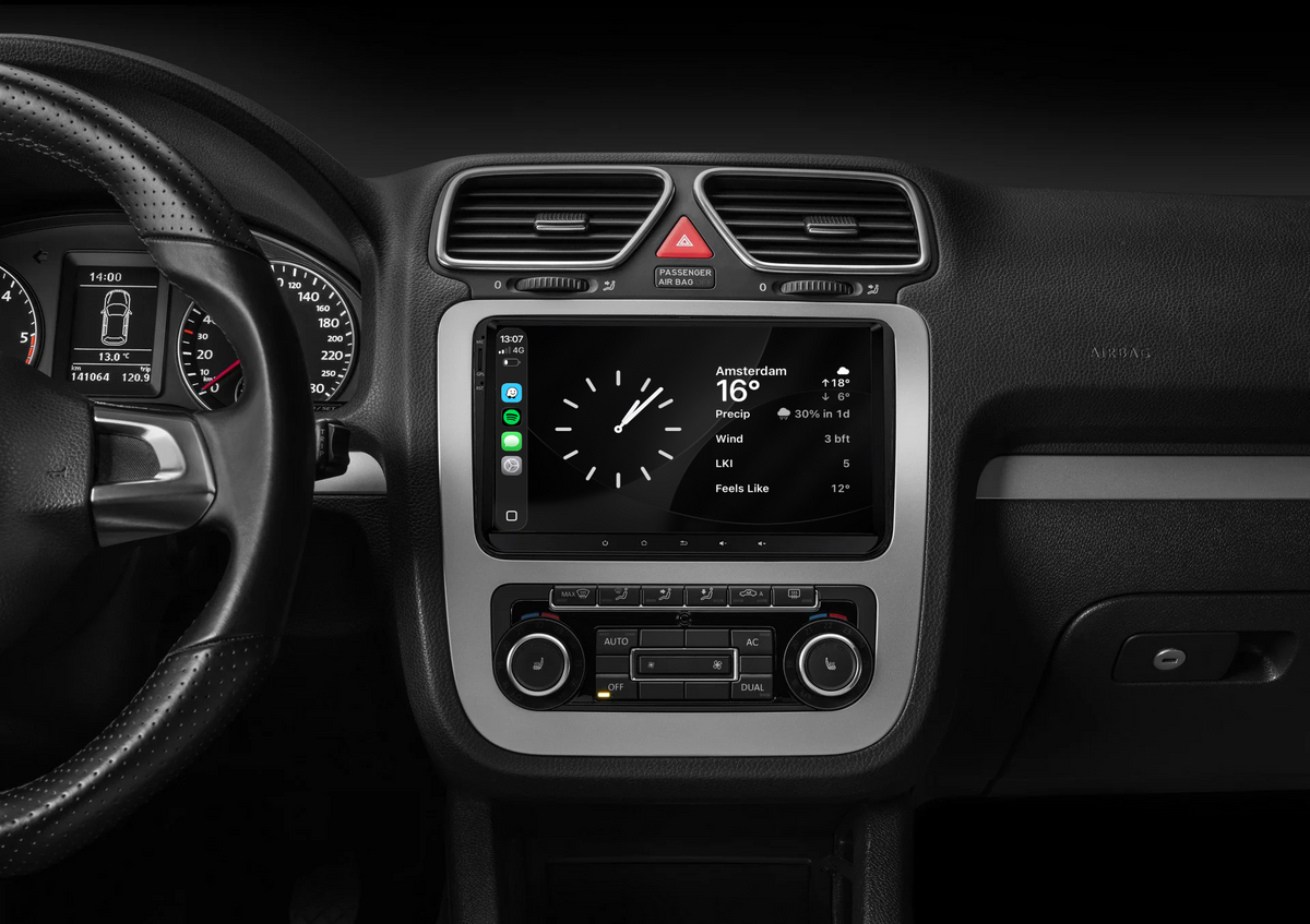 Navigation för VW Seat & Skoda | Carplay Wireless | Android Auto | DAB+ | Android | 64 GB