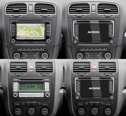 Navigation för VW Seat & Skoda 7" | CarPlay | Android Auto | DAB | 4 Core | 32GB