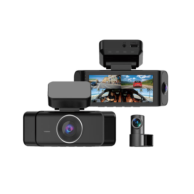AVISON AVN-D150 Ultimate 4K Dashcam med 360° skydd runt om GPS