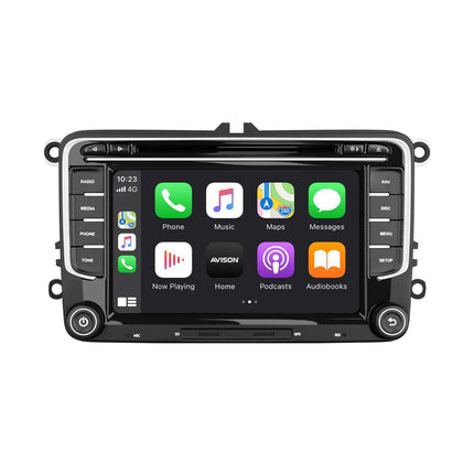 Navigation för VW Seat & Skoda 7" | Carplay | Android | WIFI | DAB+ | 128GB