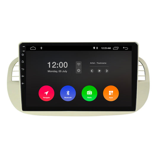Navigering för Fiat 500 | Carplay | Android | Dab | Bluetooth | Och mer