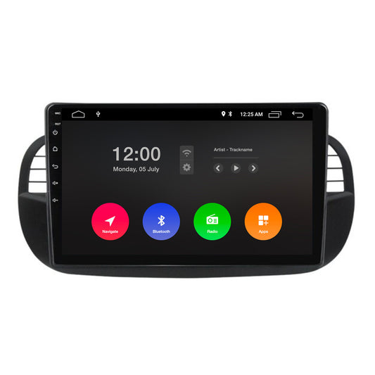 Navigering för Fiat 500 | Carplay | Android | Dab | Bluetooth | Och mer