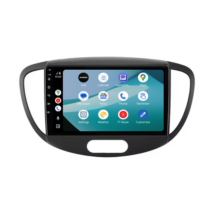 Navigation för Hyundai I10 2007-2013 | CarPlay | Android Auto | WIFI | Bluetooth | QLED | XR6