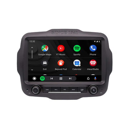Navigation för Jeep Renegade 2015-2020 | CarPlay | Android Auto | WIFI | Bluetooth | QLED