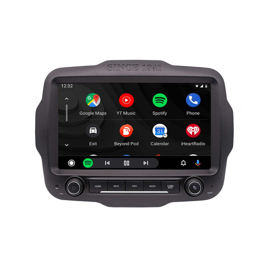 Navigation för Jeep Renegade 2015-2020 | CarPlay | Android Auto | WIFI | Bluetooth | QLED