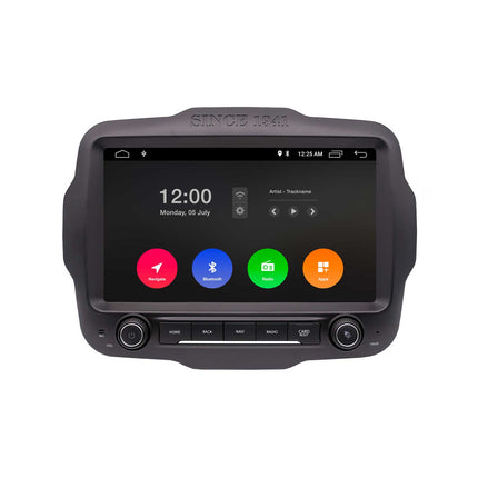 Navigation för Jeep Renegade 2015-2020 | CarPlay | Android Auto | WIFI | Bluetooth | QLED