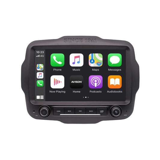 Navigation för Jeep Renegade 2015-2020 | CarPlay | Android Auto | WIFI | Bluetooth | QLED