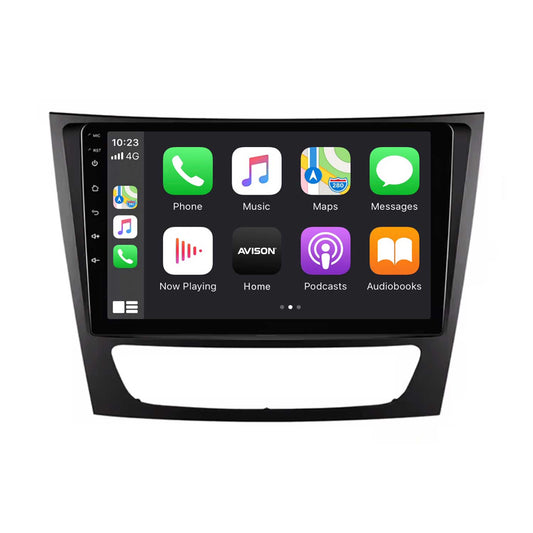 Navigation för Mercedes G CLS E-klass | 9 tum | Carplay | Android | DAB | Bluetooth