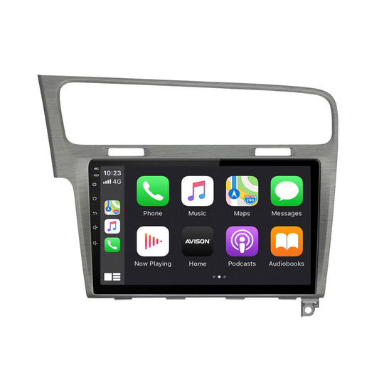 Golf 7 CarPlay Android Auto Bilstereo Borstad Grå