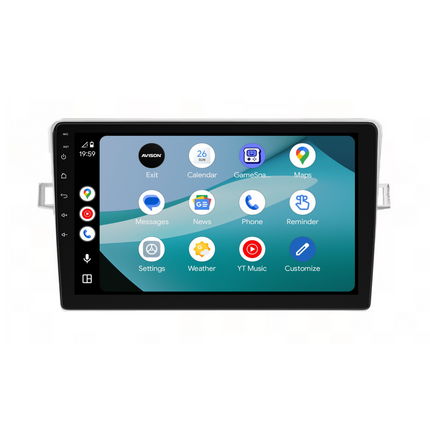 Navigation för Toyota Verso 2009-2018 | CarPlay | Android Auto | WIFI | Bluetooth | QLED | XR6