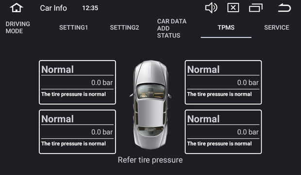 Inställningar för bilen