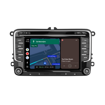 Navigation för VW Seat & Skoda 7" | Carplay Wireless | Android Auto | DAB+ | 64 GB