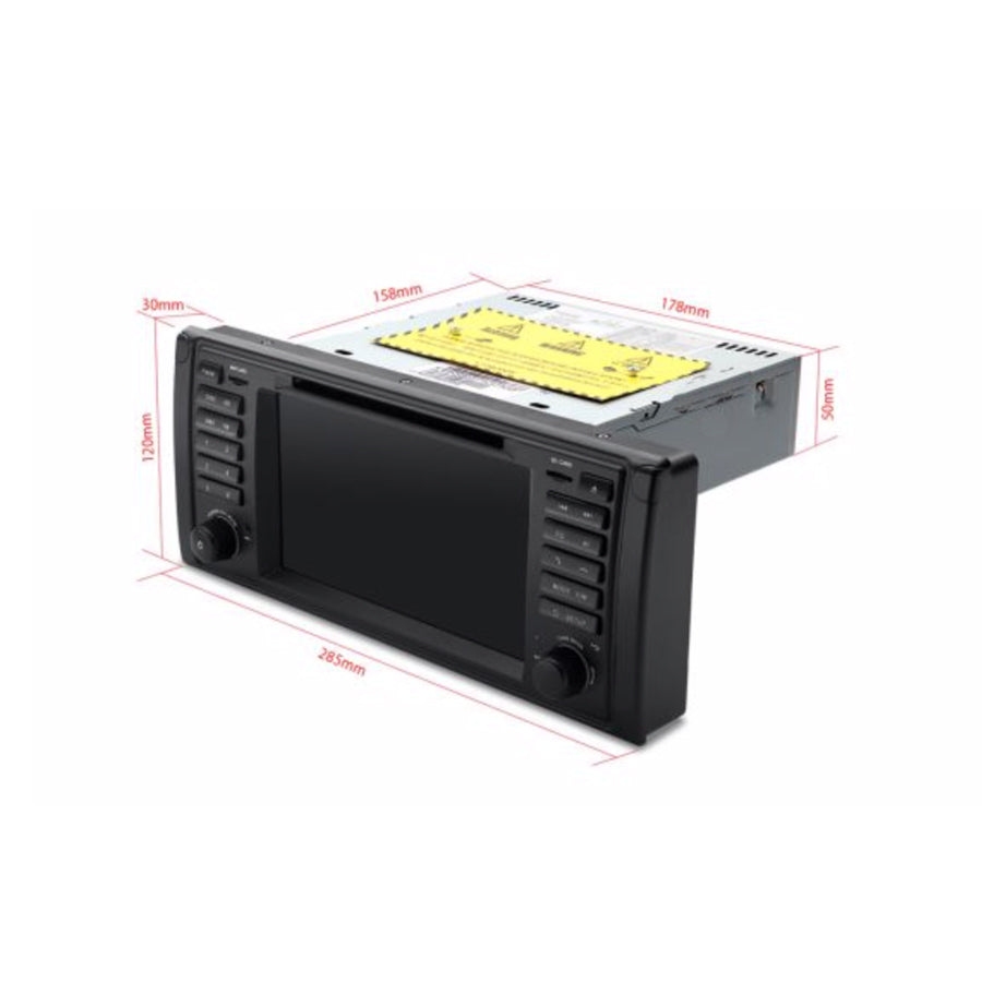 Navigering för BMW E39 7 "| MirrorLink | DAB+ | Bluetooth | 32 GB