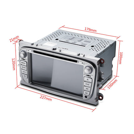 Navigation för Ford Silver Oval 7" | CarPlay | Android | DAB+ | Bluetooth | 64GB