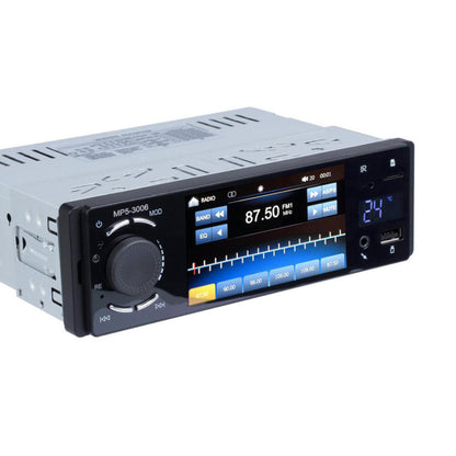 Universal 1 din bilstereo med 4 "skärm | Bluetooth | FM | aux | kamera