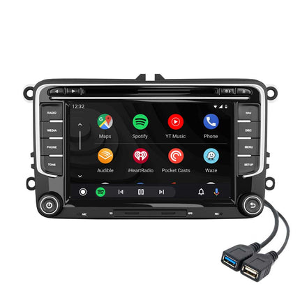 Navigation för VW Seat & Skoda 7" | Carplay | Android | WIFI | DAB+ | 128GB